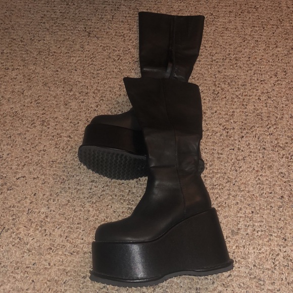 Shoes | Unif Smoke Boots | Poshmark